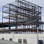 Steel construction of hospital in NWT